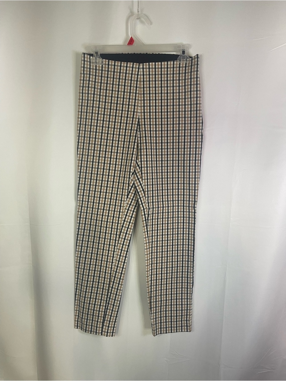 a new day Ankle Plaid Pants in Beige and Black